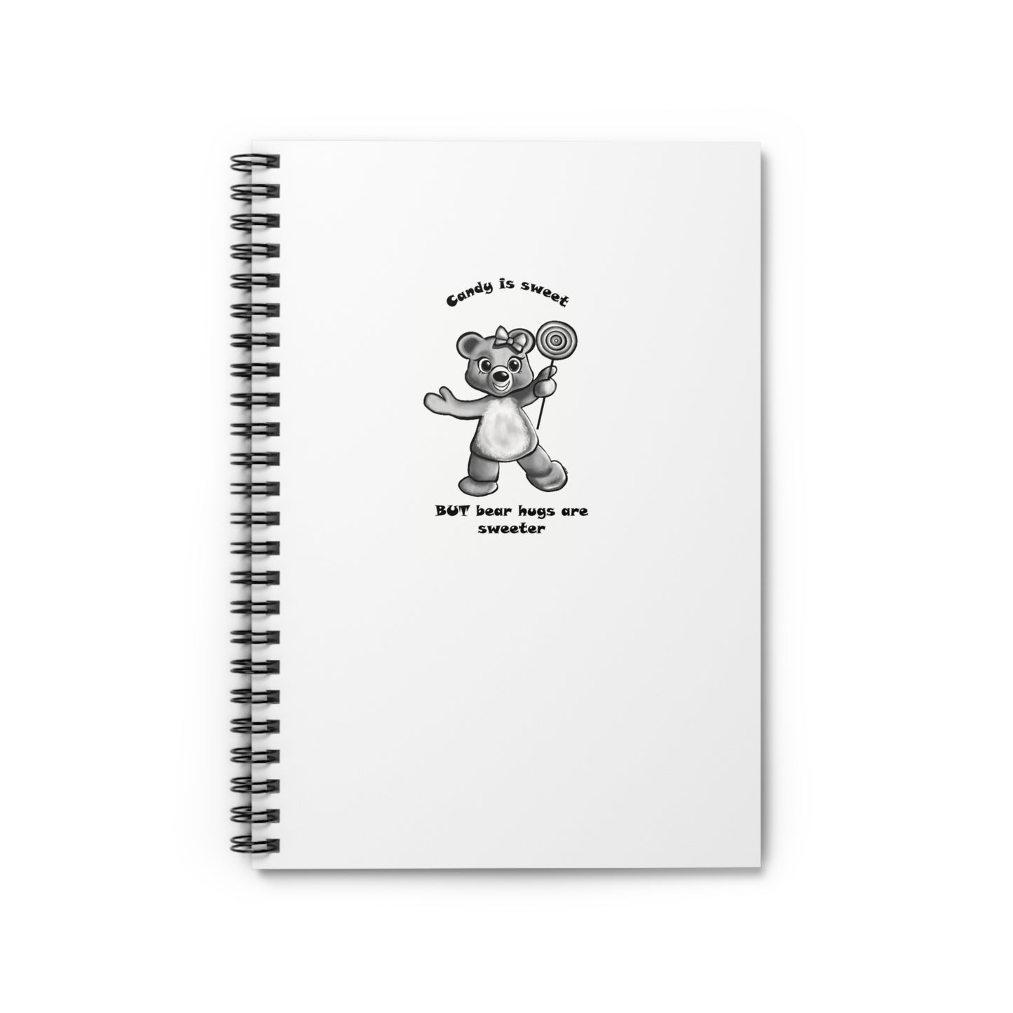 "Candy" Bear Edition Series Spiral Notebook - Ruled Line