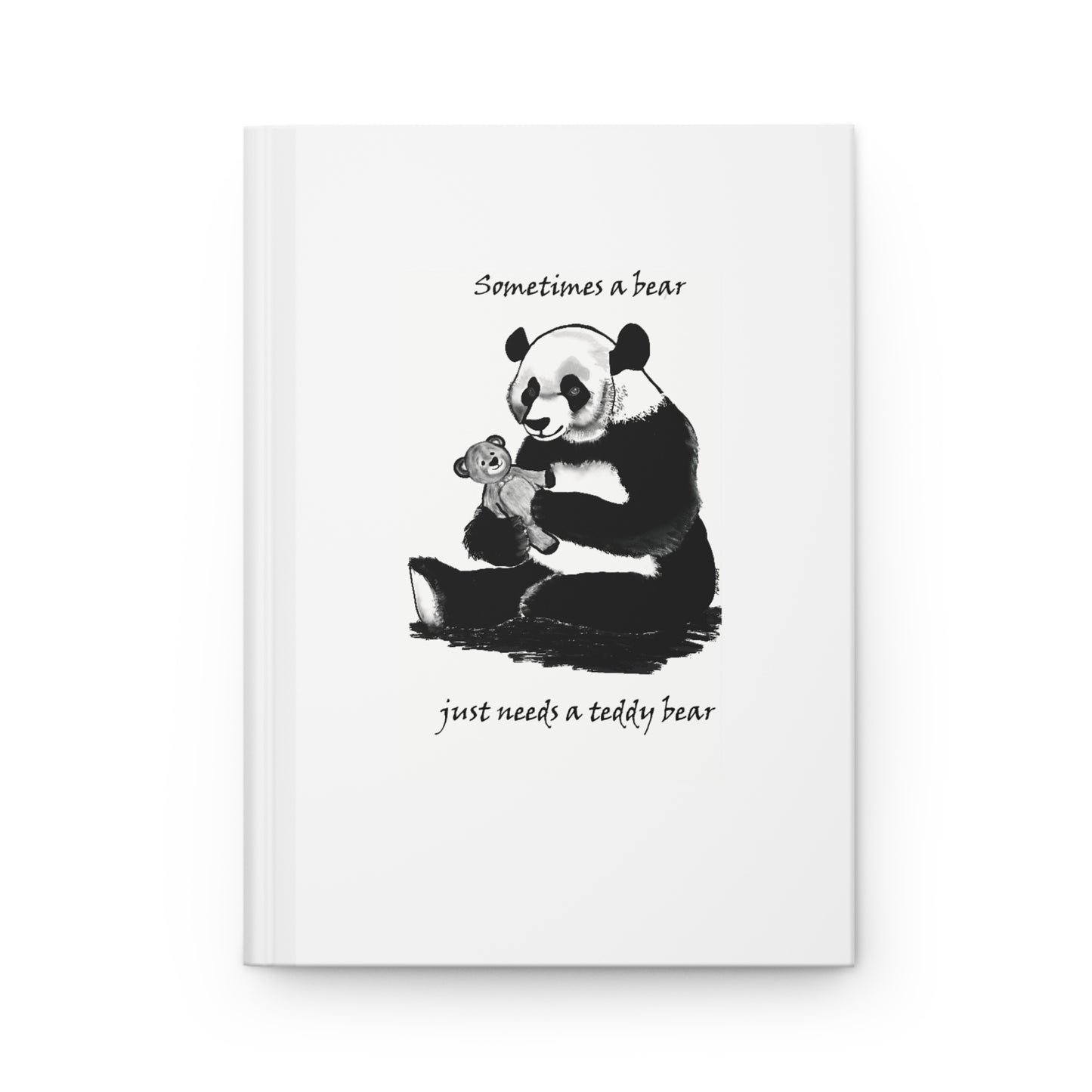 "Panda" Bear Series Hardcover Journal Matte