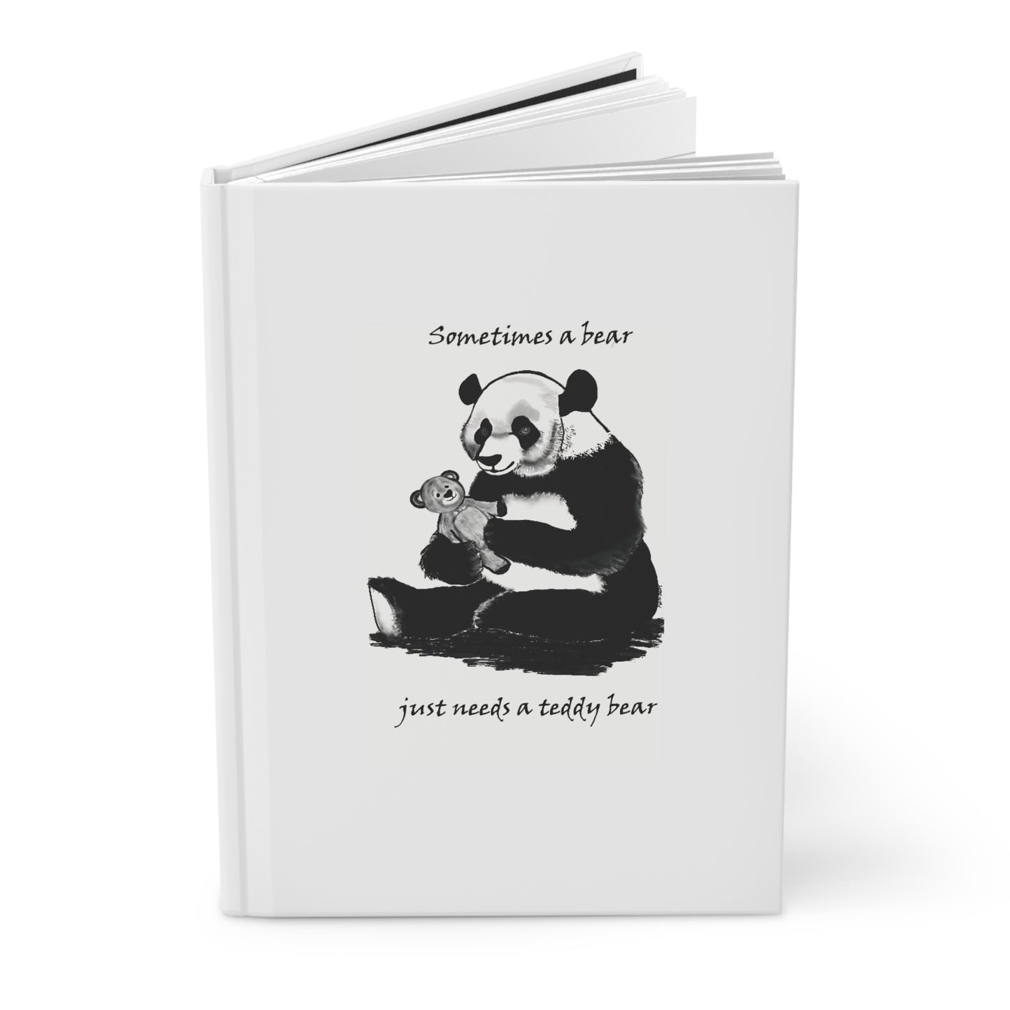 "Panda" Bear Series Hardcover Journal Matte