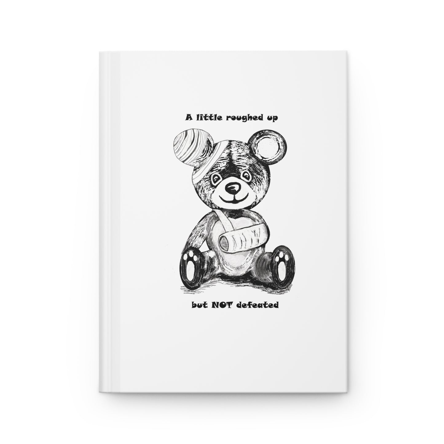 "NOT Defeated" Bear Series Hardcover Journal Matte